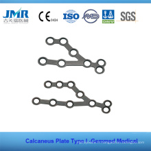 Traumatisme métallique Implant orthopédique Plaque de calcanéum